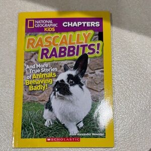 National Geographic Kids Rascally Rabbits Book - Yellow and White Cover
